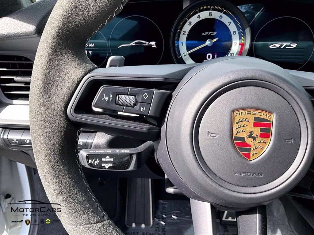 2022 White Porsche 911 GT3 Carbon Fiber Roof RWD Coupe