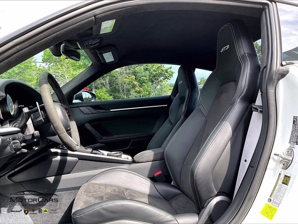 2022 White Porsche 911 GT3 Carbon Fiber Roof RWD Coupe