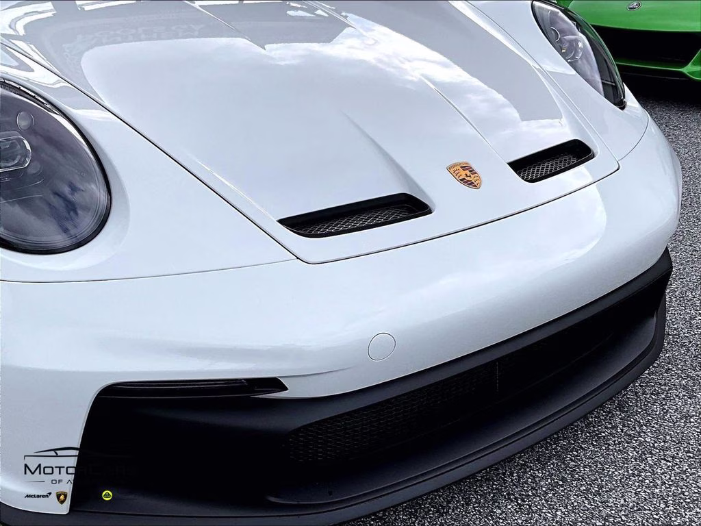 2022 White Porsche 911 GT3 Carbon Fiber Roof RWD Coupe