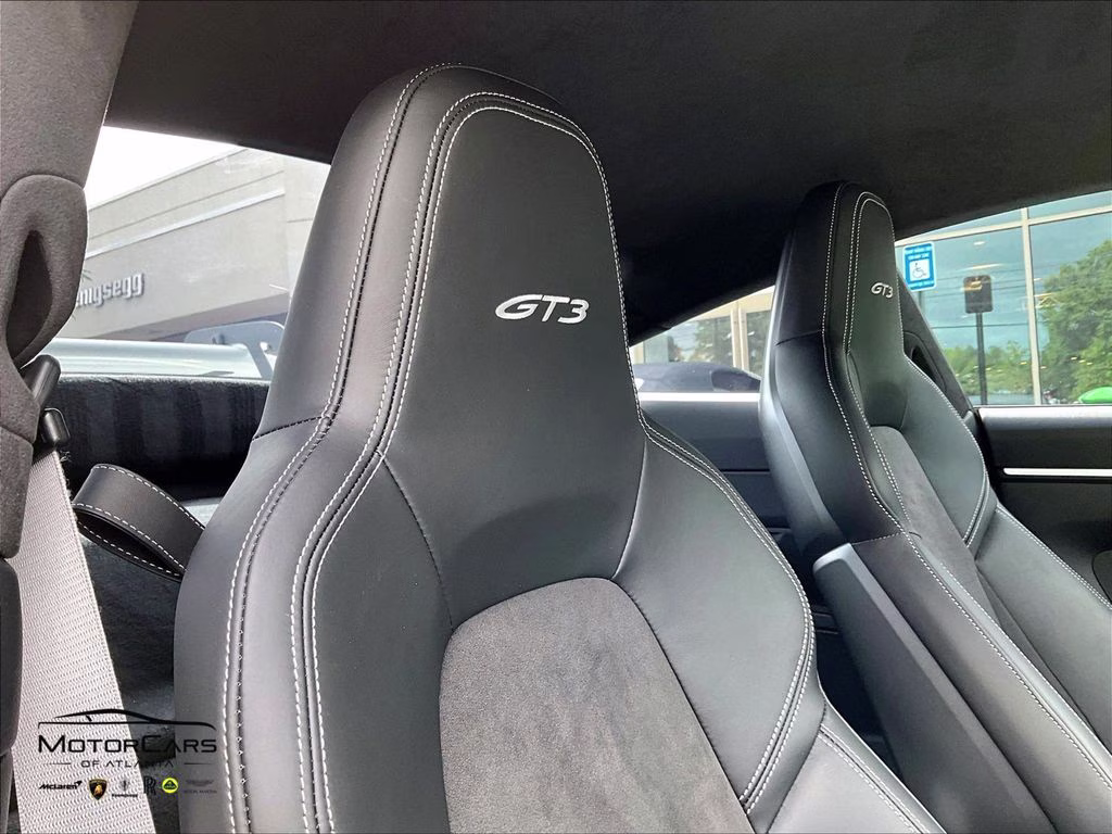 2022 White Porsche 911 GT3 Carbon Fiber Roof RWD Coupe