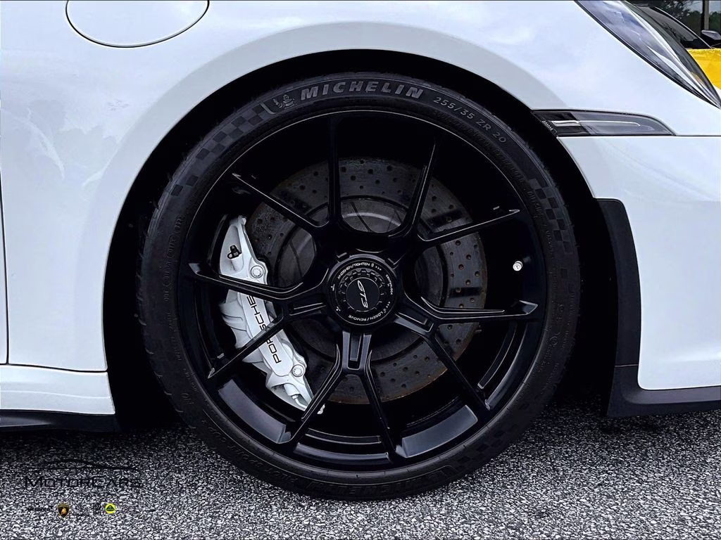 2022 White Porsche 911 GT3 Carbon Fiber Roof RWD Coupe