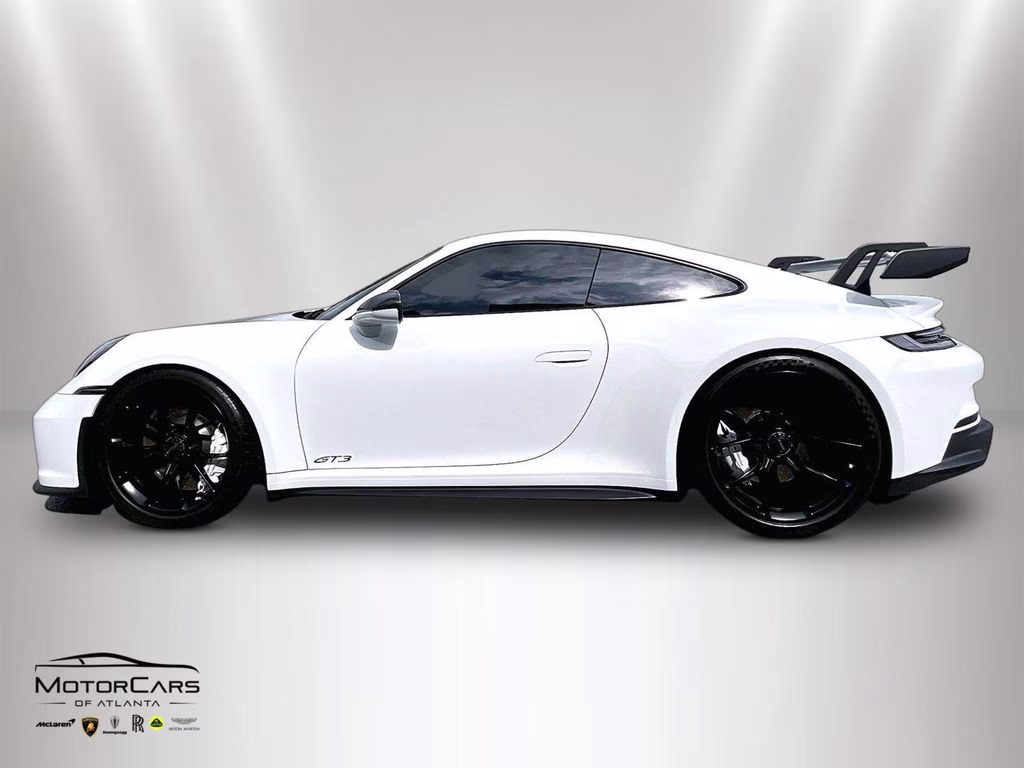 2022 White Porsche 911 GT3 Carbon Fiber Roof RWD Coupe