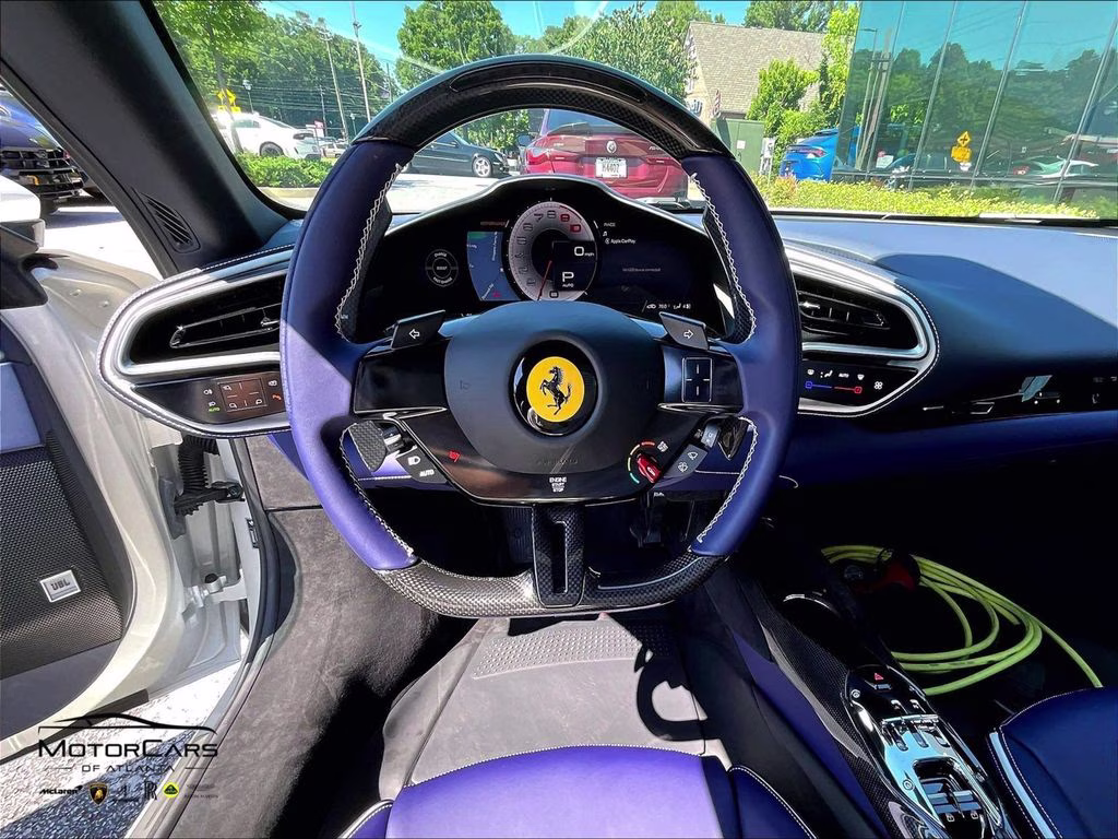 2024 Bianco Fuji (White) Ferrari 296 GTS RWD Convertible