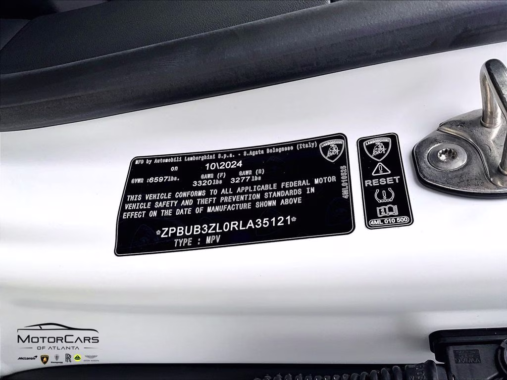 2024 New Bianco Monocerus Matt Lamborghini Urus S AWD SUV