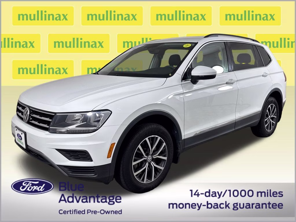 2020 Pure White Volkswagen Tiguan 2.0T SE AWD SUV