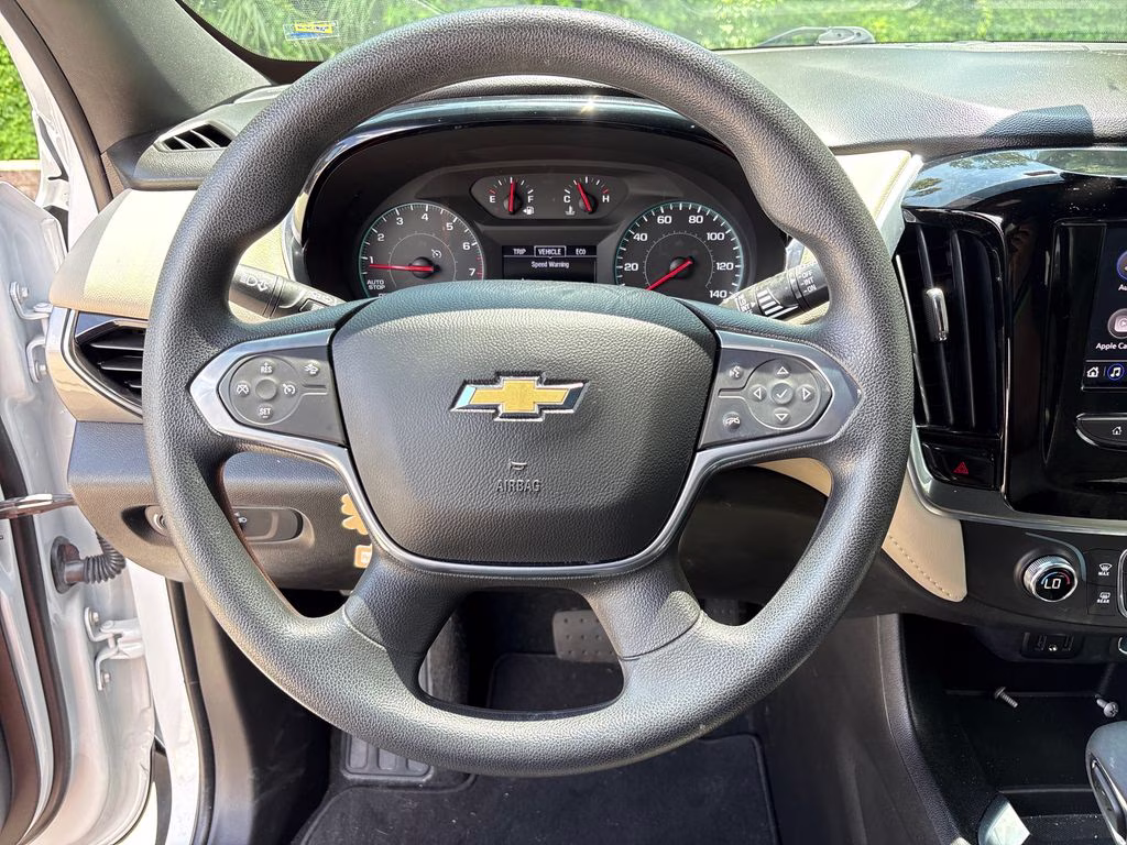 2023 Summit White Chevrolet Traverse LS FWD SUV