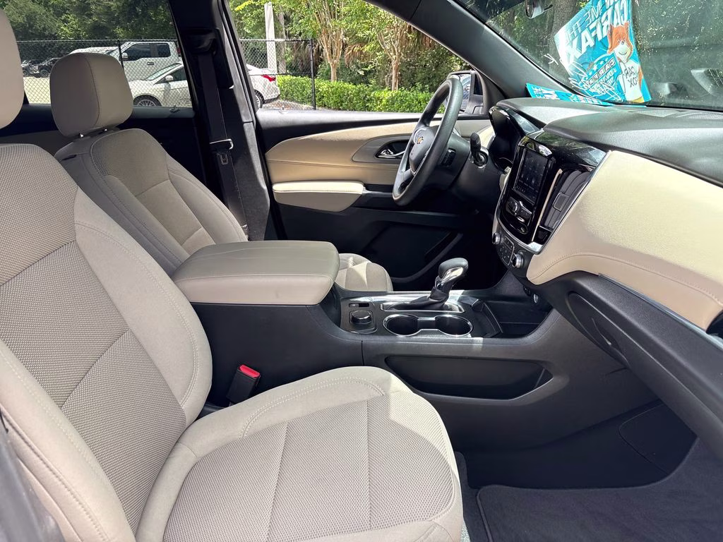 2023 Summit White Chevrolet Traverse LS FWD SUV