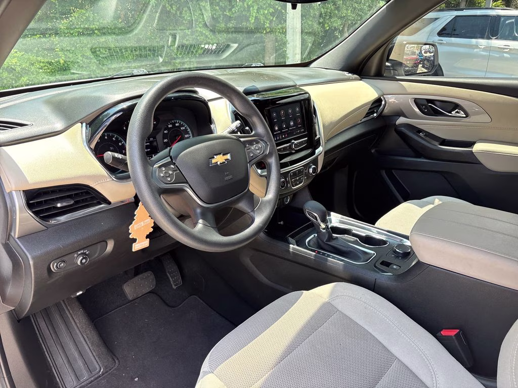 2023 Summit White Chevrolet Traverse LS FWD SUV