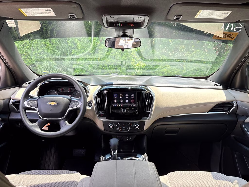 2023 Summit White Chevrolet Traverse LS FWD SUV
