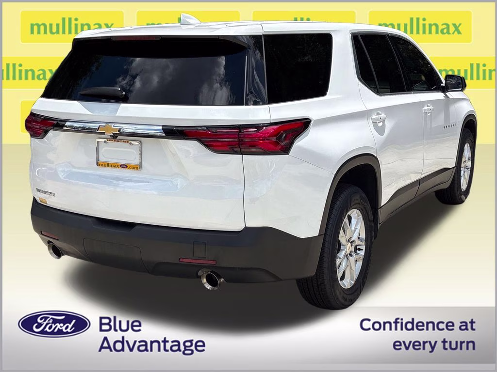 2023 Summit White Chevrolet Traverse LS FWD SUV