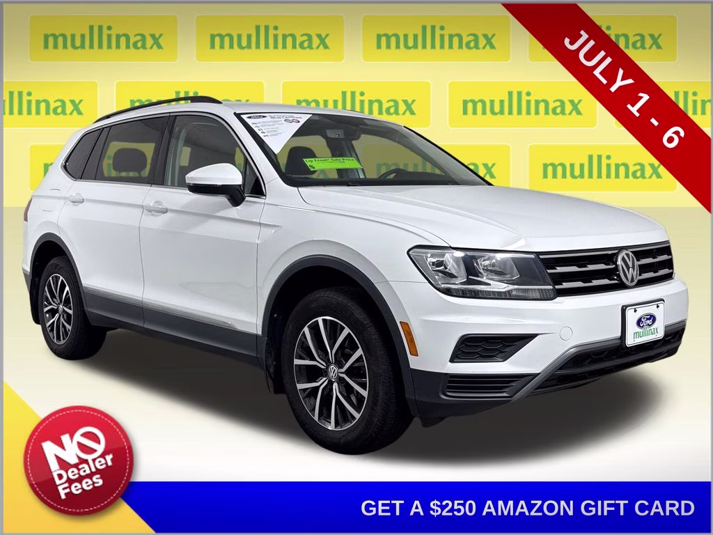 2020 Pure White Volkswagen Tiguan 2.0T SE AWD SUV