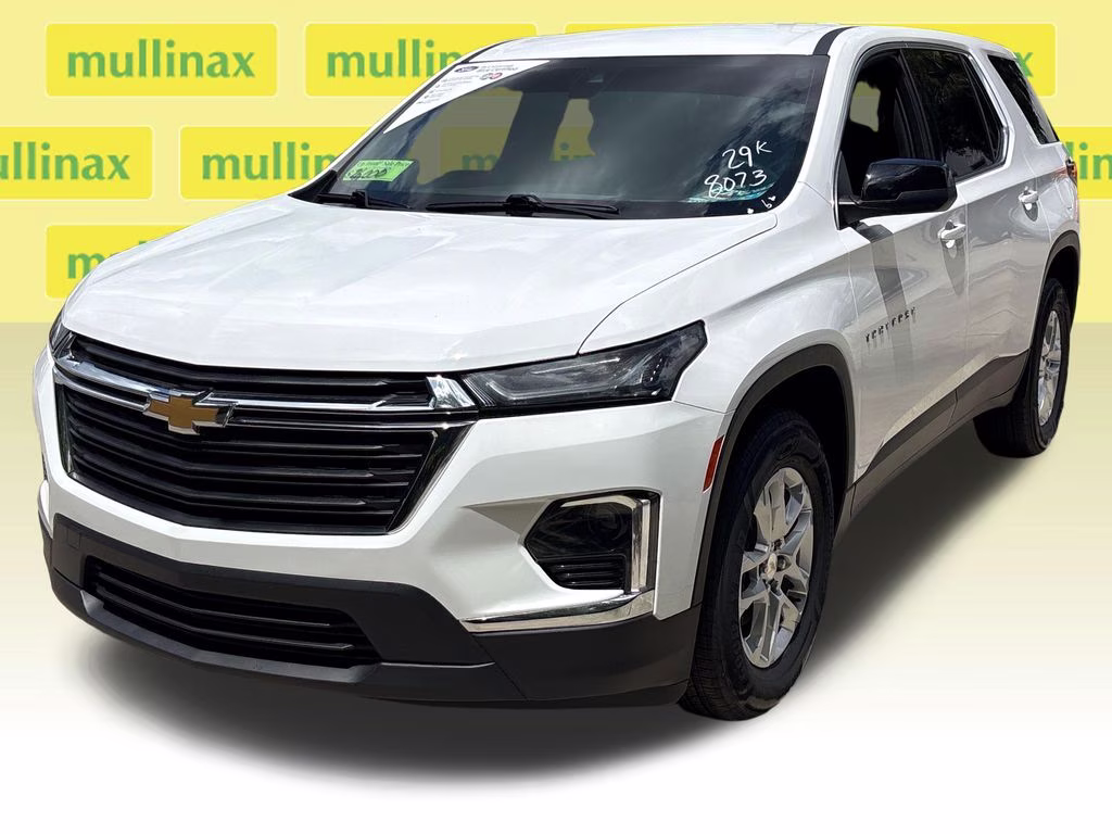 2023 Summit White Chevrolet Traverse LS FWD SUV