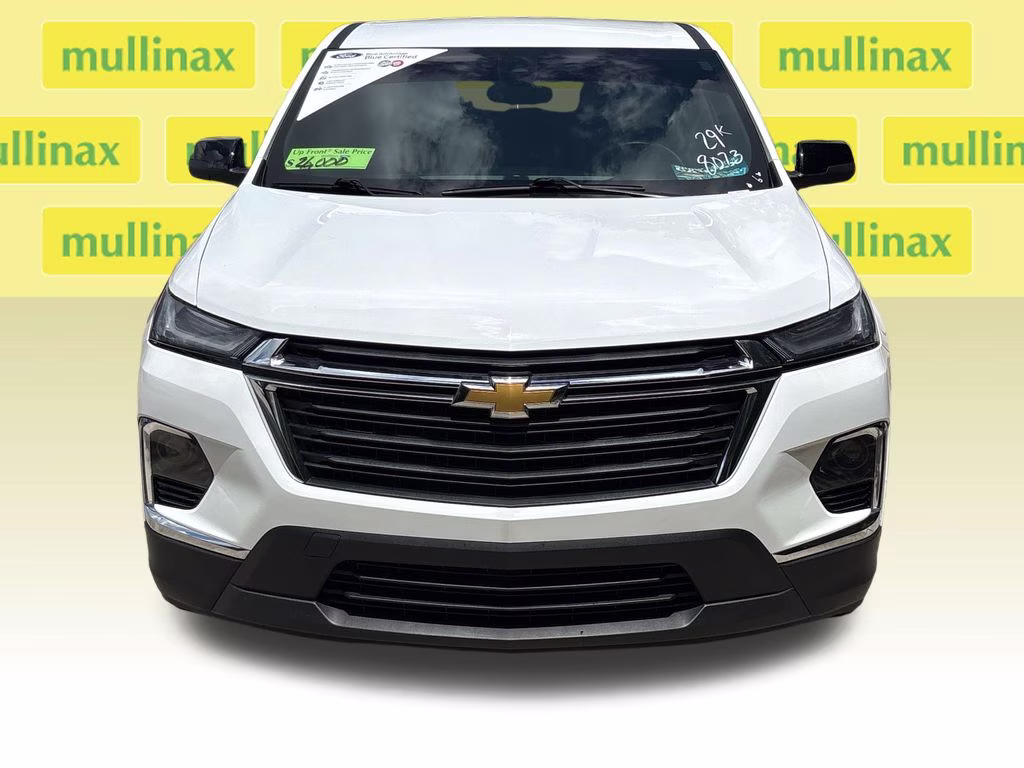 2023 Summit White Chevrolet Traverse LS FWD SUV