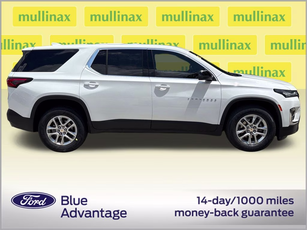 2023 Summit White Chevrolet Traverse LS FWD SUV