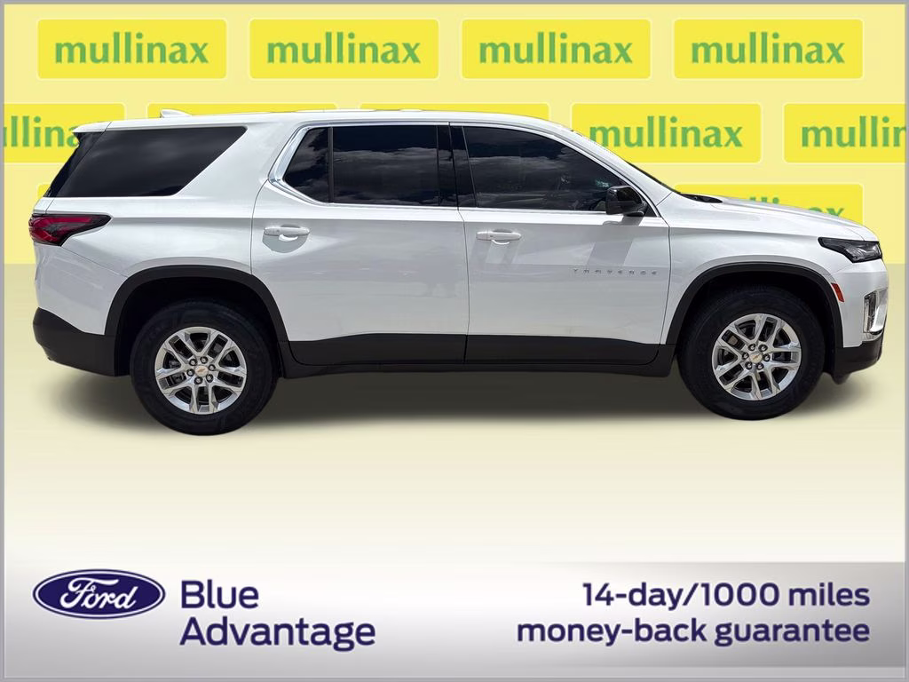 2023 Summit White Chevrolet Traverse LS FWD SUV