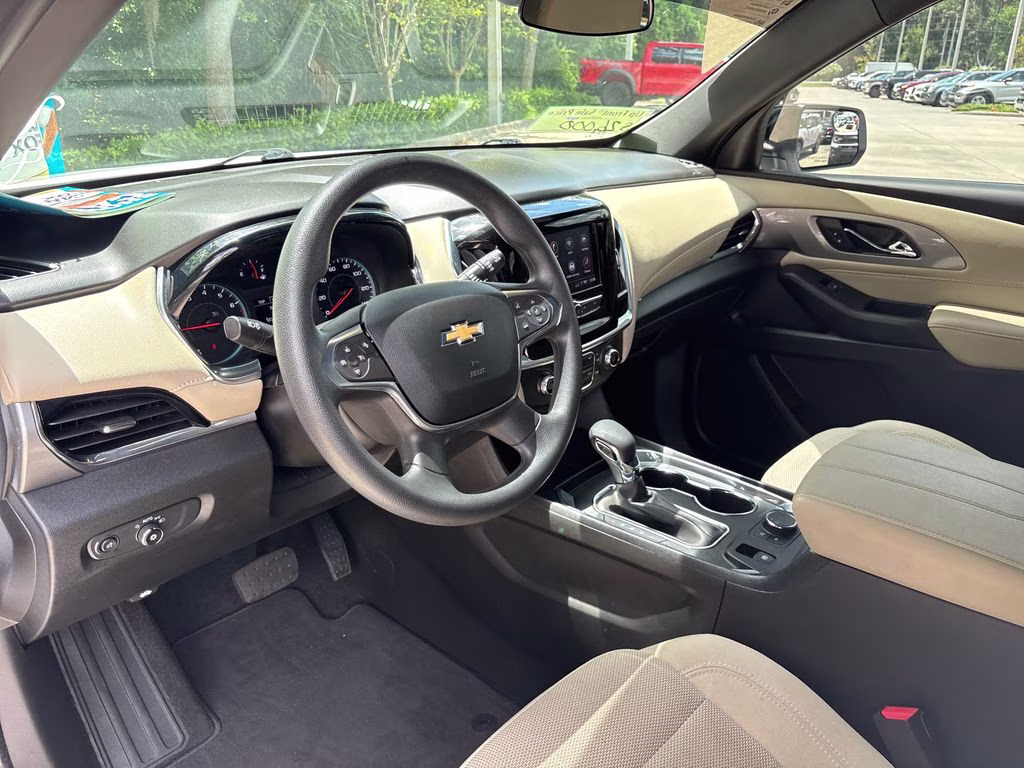 2023 Summit White Chevrolet Traverse LS FWD SUV