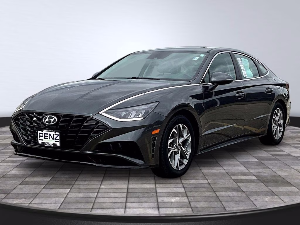 2023 Portofino Gray Hyundai Sonata SEL FWD Sedan