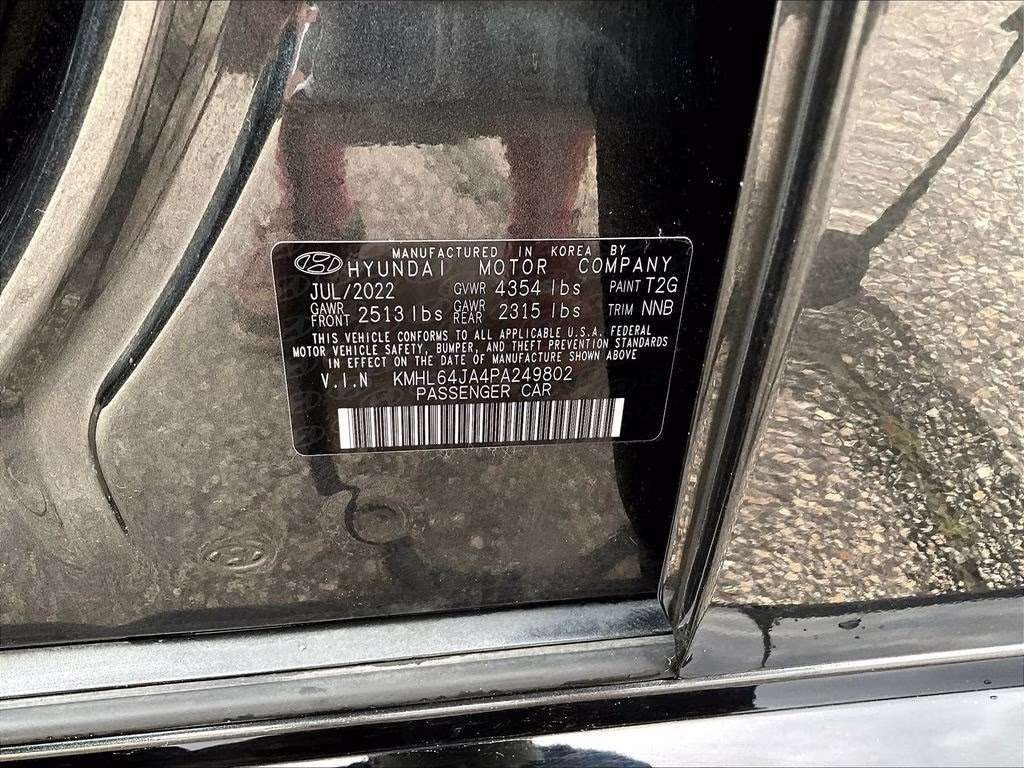 2023 Portofino Gray Hyundai Sonata SEL FWD Sedan