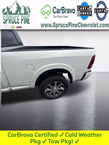 2021 Pearl White Ram 2500 Longhorn 4X4 Truck