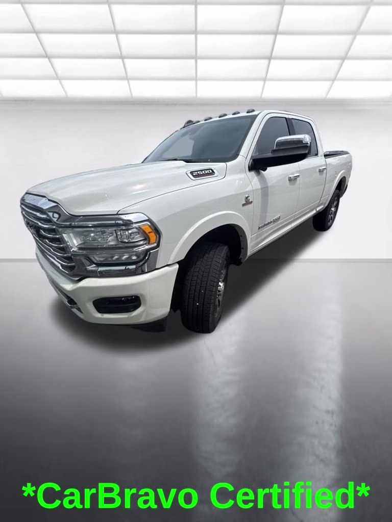 2021 Pearl White Ram 2500 Longhorn 4X4 Truck