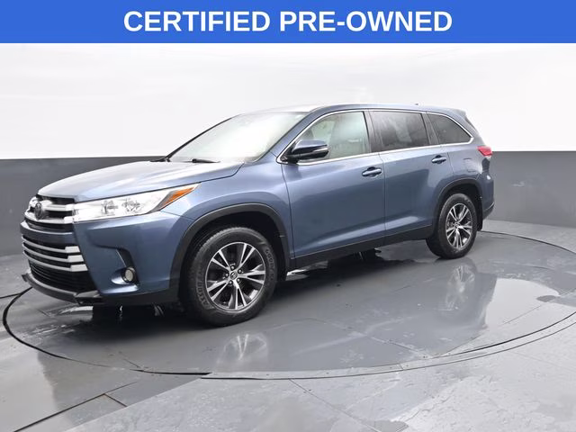 2019 Shoreline Mist Toyota Highlander LE Plus AWD SUV