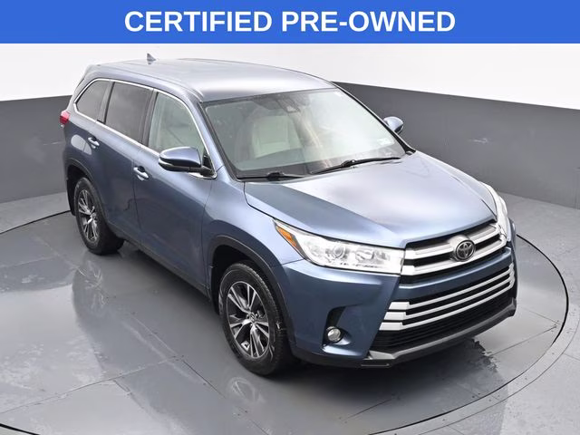 2019 Shoreline Mist Toyota Highlander LE Plus AWD SUV