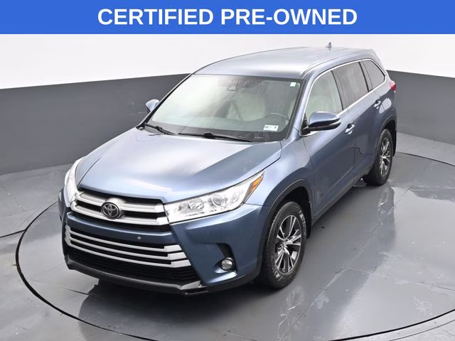 2019 Shoreline Mist Toyota Highlander LE Plus AWD SUV