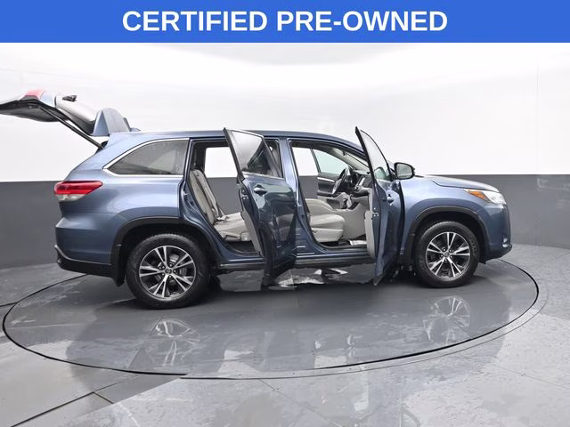 2019 Shoreline Mist Toyota Highlander LE Plus AWD SUV