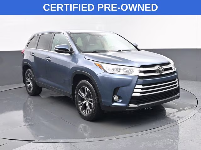 2019 Shoreline Mist Toyota Highlander LE Plus AWD SUV