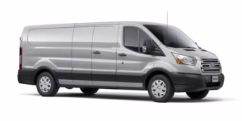 2017 White Ford Transit-250 Base RWD Van