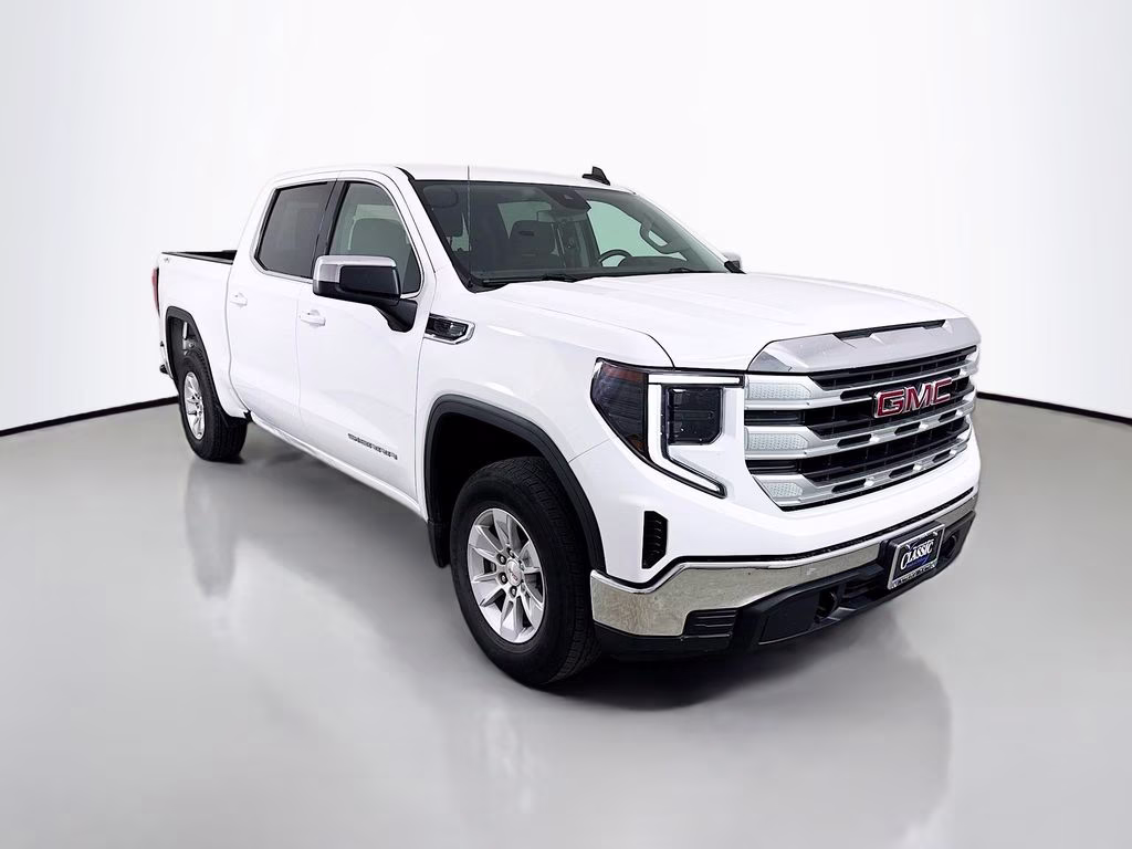 2022 Summit White GMC Sierra 1500 SLE 4X4 Truck