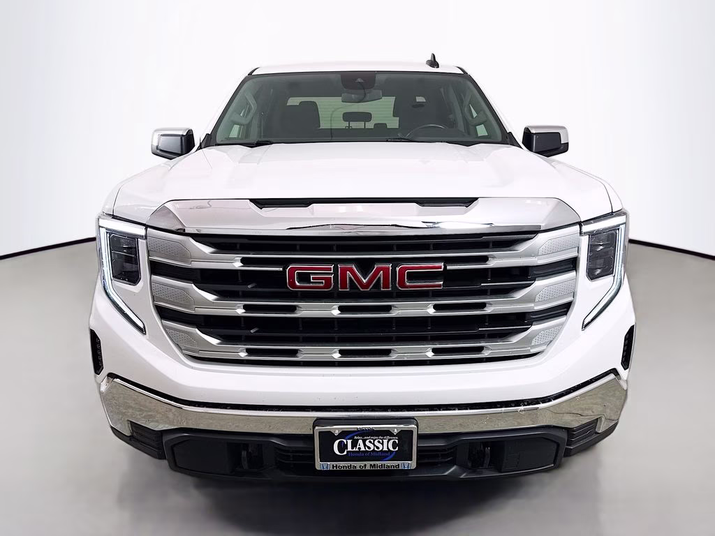 2022 Summit White GMC Sierra 1500 SLE 4X4 Truck
