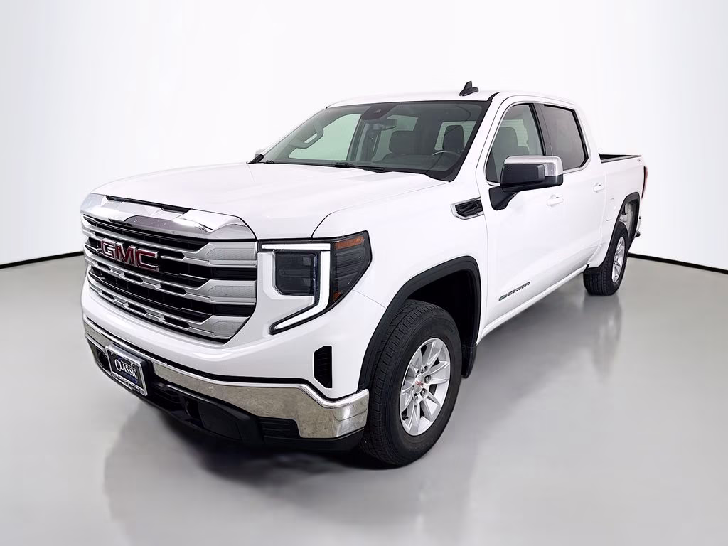 2022 Summit White GMC Sierra 1500 SLE 4X4 Truck