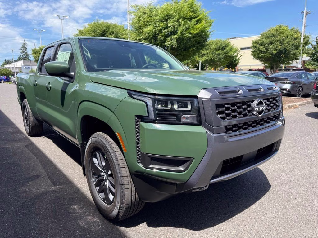 2026 Tactical Green Metallic Nissan Frontier SV 4X4 Truck