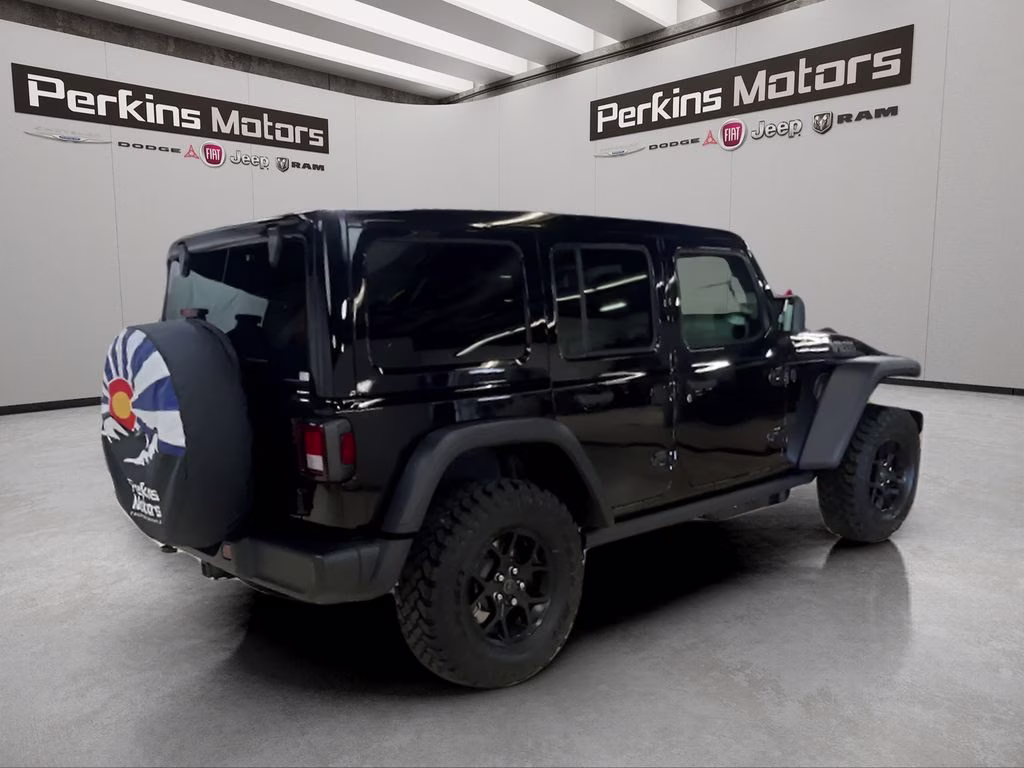 2026 Black Clearcoat Jeep Wrangler Willys 4X4 SUV