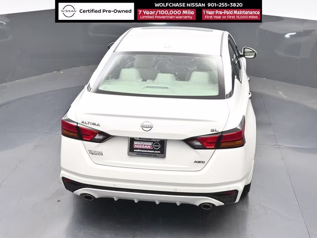 2025 Pearl White Tricoat Nissan Altima 2.5 SL AWD Sedan