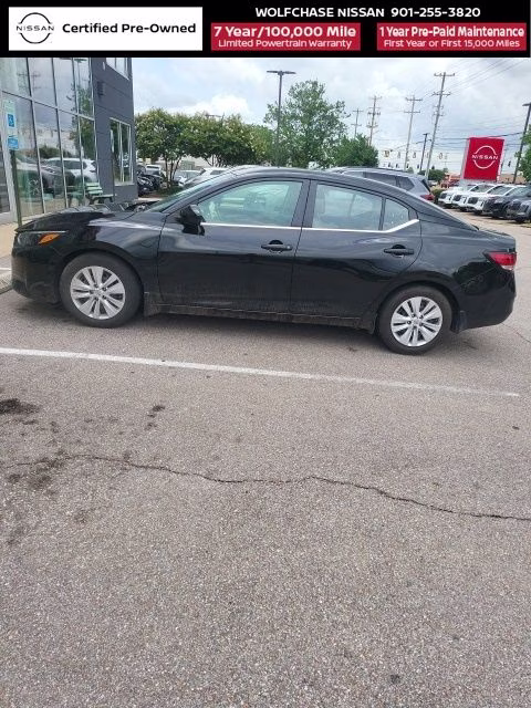 2024 Super Black Nissan Sentra S FWD Sedan