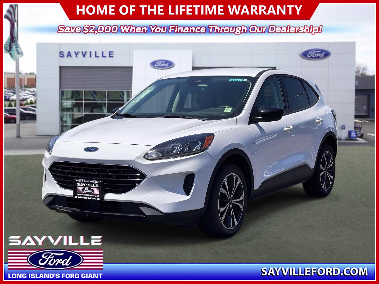 2022 Oxford White Ford Escape SE AWD AWD SUV
