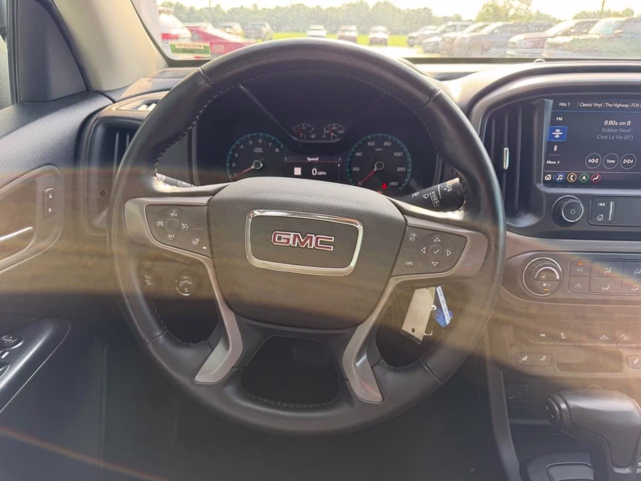 2021 Summit White GMC Canyon AT4 w/Leather 4X4 Truck