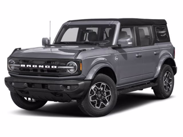 2026 Avalanche Gray Ford Bronco Outer Banks 4X4 Convertible