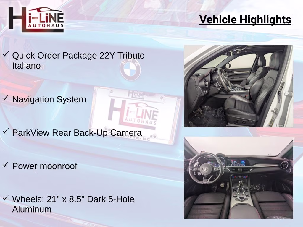 2025 Milano White Alfa Romeo Stelvio Tributo Italiano Special Edition AWD SUV