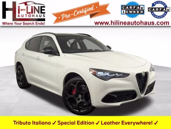 2025 Milano White Alfa Romeo Stelvio Tributo Italiano Special Edition AWD SUV
