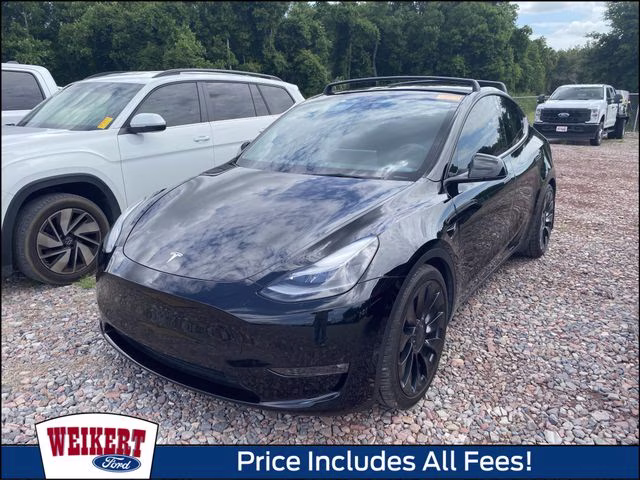 2022 Black Tesla Model Y Performance AWD SUV