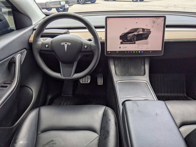 2022 Black Tesla Model Y Performance AWD SUV