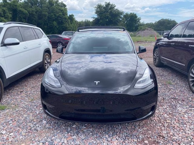 2022 Black Tesla Model Y Performance AWD SUV