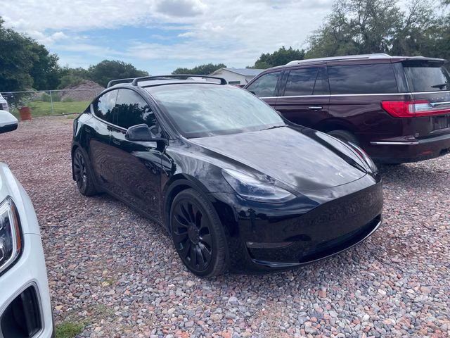 2022 Black Tesla Model Y Performance AWD SUV
