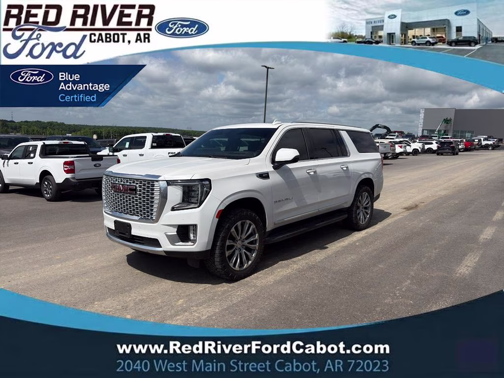 2021 White Frost Tricoat GMC Yukon XL Denali 4X4 SUV