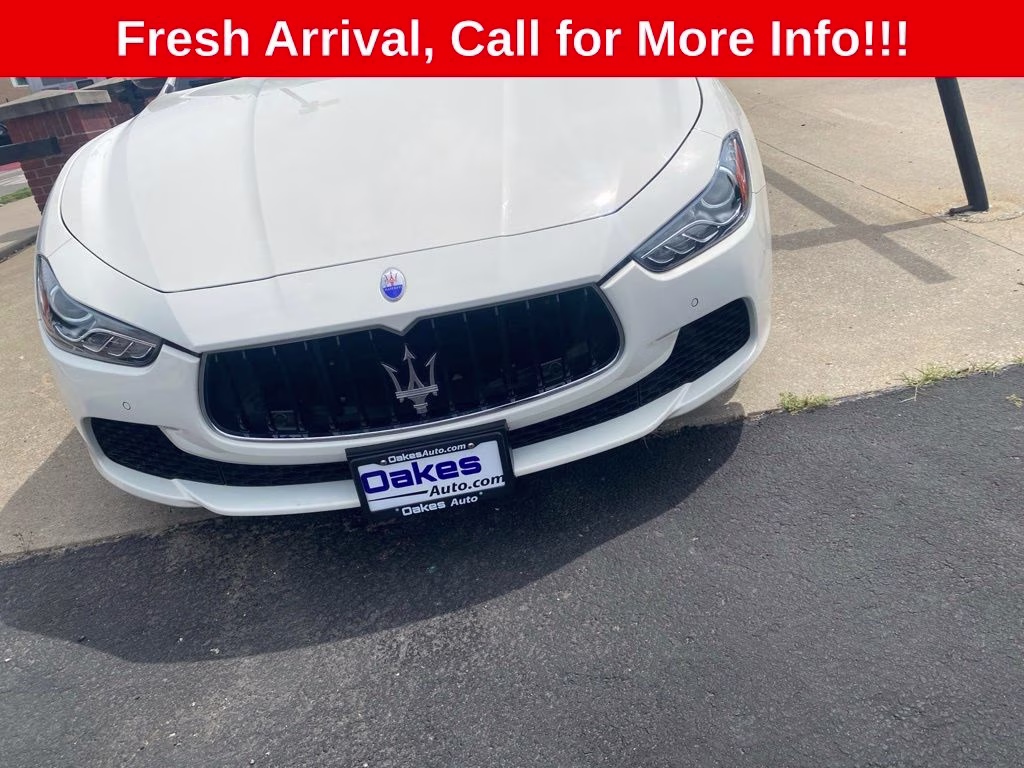 2016 Bianco Maserati Ghibli S Q4 AWD Sedan