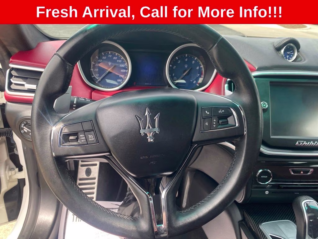 2016 Bianco Maserati Ghibli S Q4 AWD Sedan