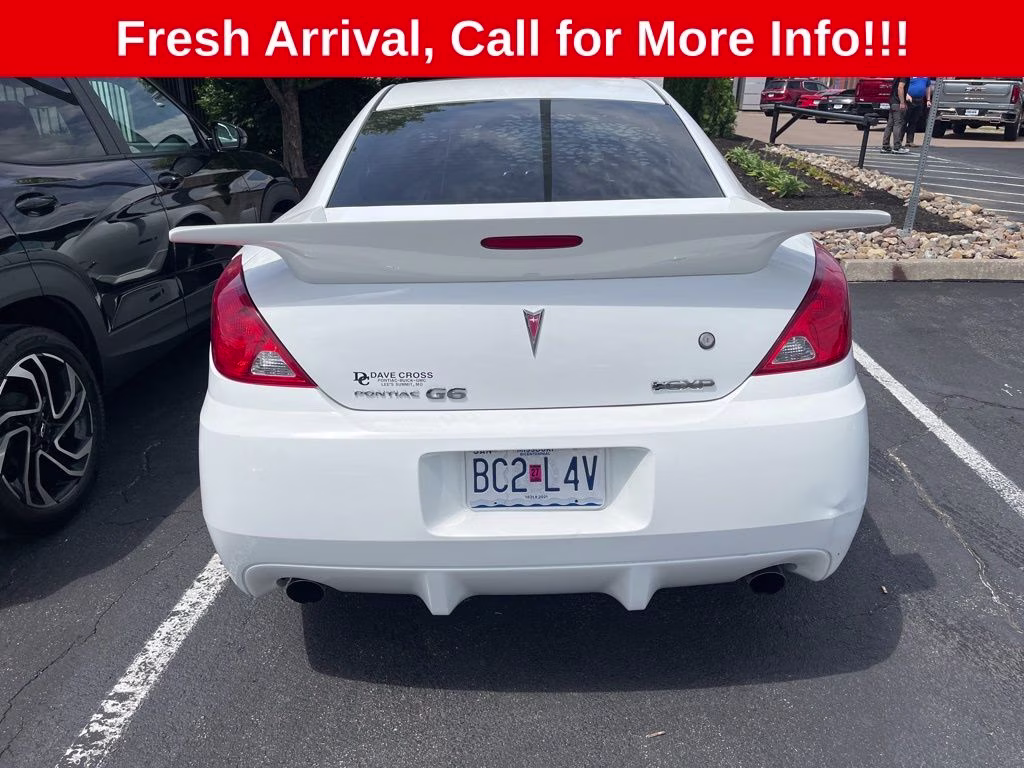 2009 Pure (Summit White) Pontiac G6 GXP FWD Coupe